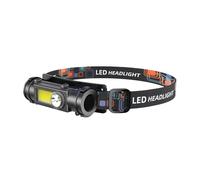 Lampe frontale de camping - 9,3 x 3,1 x 3,1 cm rechargeable | Phare LED magnétique pour vélo | Alpinisme, patrouille de nuit, randonnée, pêche, course à pied, camping