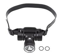 Lampe Frontale de Plongée 8000LM 3 Modes Amphibie en Alliage D'aluminium IPX8 étanche Lumière Jaune 100m Phare de Natation sous-Marine pour la Pêche Sports sous-Marins