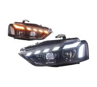 Lampe frontale de voiture Compatible Pour Audi A4 2013-2016 mise à niveau vers les phares de style RS5 Auid A4 phare Plug and Play accessoires de voiture 2 pièces(Xenon)