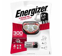 Lampe Frontale Energizer 300 Lumens Vision HD LED 4 Modes Torche + 3 AAA