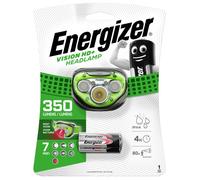 Lampe frontale - Energizer - EU VISION HD+ - 350 Lumens - 7 LEDS - Résistante à l'eau