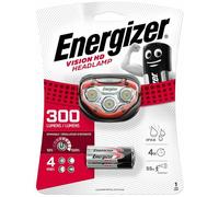 Frontale Energizer Vision HD Headlight 300lm avec 3 piles AAA