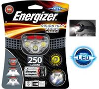 Lampe Frontale Energizer, Vision HD+ Focus, Batteries Incluses