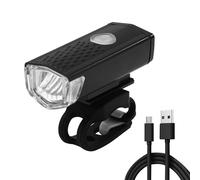 Lampe Frontale Et Arrière À Led Usb Pour Vélo, Phare De Bicyclette Pour Cycle De Montagne, Lampe Torche D'avertissement Nocturne, Accessoires De Cyclisme