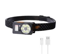 Lampe Frontale Étanche À Led Avec Capteur De Mouvement À Infrarouge, Rechargeable Par Usb, Idéale Pour La Course À Pied, La Pêche Ou Le Camping