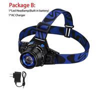 Lampe Frontale Étanche E, Feu Avant Et Arrière De Pêche, Torche De Chasse, Lampes De Minage