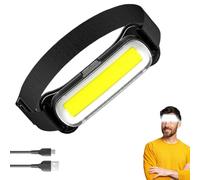 Lampe frontale étanche, lampe frontale pour l'extérieur | Phare extérieur léger,Lampe frontale rechargeable pour la course, le cyclisme et la réparation