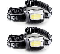 Lampe Frontale,Extrêmement Lumineuse,Réglable À 60°,3 Modes D'éclairage,110 Lumens,Légère Et Étanche,Pour La Course,La Pêche,Le Camping,La Chasse,L'escalade,La Lecture