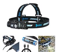 Lampe Frontale H1 P9 À Led, Alimentée Par Batterie Rechargeable Par Usb, Idéale Pour La Pêche, Le Cyclisme Ou La Pêche, 1200lm