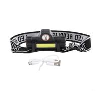 Lampe frontale haute performance avec LED T6 XPE Dimmable 5 modes Capteur de mouvement Phare pour casque de soudage Jogging Course Outdoor Adventure Léger