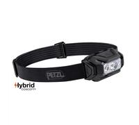 LAMPE FRONTALE HYBRID ÉCLAIRAGE 4 COULEURS ARIA 2 NOIR - 450 LUMENS RANDONNEE