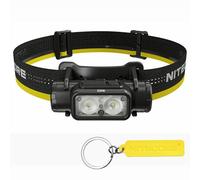 Lampe frontale industrielle Nitecore NU53 légère de 1800 lumens avec batterie 6000 mAh rechargeable USB-C