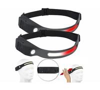 Lampe Frontale - Kryolights - 500 Lm - 2 Lampes - Rechargeable Usb - Capteur De Mouvement Multicolore