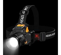 Lampe Frontale | Lampe Frontale Rechargeable USB,Lampe Torche Extérieure avec Détecteur de Mouvement pour Randonnée Bricolage Course Secours Travaux
