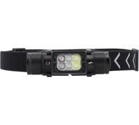 Lampe frontale LED 7 modes en alliage d'aluminium imperméable à l'eau Lampe frontale légère rechargeable par USB pour la randonnée en plein air, le camping, la pêche et les réparations