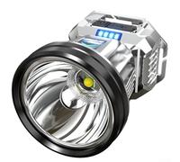 Lampe frontale LED avec batterie rechargeable de 2400 mAh pour activités de plein air, compatible avec camping, randonnée, équitation, recherche et sauvetage (B)