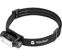 Lampe frontale LED COB TOOLCRAFT TO-9469515 batteries Li-ions 450 lm 13 h TO-9469515