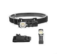 Lampe frontale LED ergonomique 500 600 lumens rechargeable pour randonnées nocturnes ou réparations à domicile
