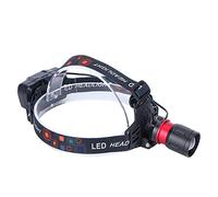 Lampe Frontale LED étanche à Lumière Verte, Chargement USB pour la Chasse et la Pêche, Modes de Flash Fort-faible, Matériau en Alliage D'aluminium