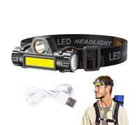 Lampe frontale LED, lampe frontale rechargeable - Lampe frontale de course | Lampes frontales pour le Camping, lampe frontale pour adultes, Super lumineuses, lampes frontales avec Base magnétique pour