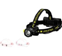 Ledlenser Lampe Frontale LED H15R Work Solide, Rechargeable Batterie Lithium, étanche IP67, 2500 lumens, IRC élevé, Variable en continu, portée de 250m, câble de Charge USB aimanté