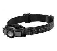 Ledlenser Lampe Frontale LED MH3 d'extérieur, Noir/Gris, 200 lumens, Mise au Point, portée de 130m, autonomie maximale de 35h, Clip métallique, Pile fournie, Lampe de tête, TU EU