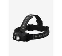 Lampe Frontale LED MH8 d'extérieur, Noir, Rechargeable Batterie, 600 lumens, autonomie maximale de 60h, lumière Rouge, Verte, Bleue, Peut fonctionner 2 Piles AA, Verrouillage de Transport, Chasse