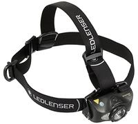 Lampe frontale LED MH8 d'extérieur, noir, rechargeable batterie, 600 lumens, autonomie maximale de 60h, lumière rouge, verte, bleue, peut fonctionner 2 piles AA, verrouillage de transport, chasse