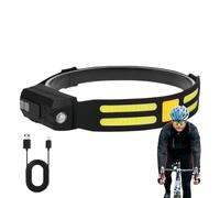 Lampe frontale LED | Phare haute performance - Lampe frontale haute performance, lampe frontale à capteur de lumière puissante, lampe frontale LED rechargeable pour tempête, survie