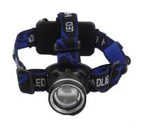 Lampe Frontale LED pour t6 Double Lentille Focus Réglable Lampe