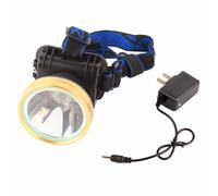 Lampe frontale LED puissante pour mineur, longue porte, ultra-lumineuse, idale pour la pºche nocturne en extrieur.
