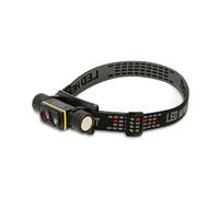 Lampe frontale LED rechargeable 15W, batterie 2200mAh, étanche IPX7, lumière blanche 1500lm et lumière UV 365 nm, autonomie 10h. Idéale pour mécanique, randonnée, chantiers, etc.