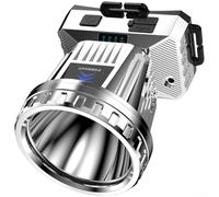 Lampe frontale LED rechargeable 30 W avec large faisceau et options de mise au point spot pour une flexibilité extérieure (A)