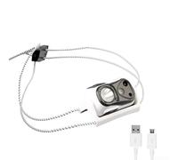 Lampe frontale LED rechargeable avec détecteur de mouvement, faisceau XPG 150 lumens, 4 modes d'éclairage, lumière rouge, bande réglable à 180 degrés pour randonnée, course à pied, camping