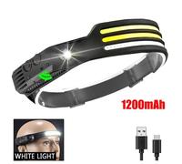 Lampe Frontale LED Rechargeable Capteur Mouvement Adventure