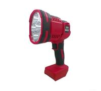Lampe frontale LED sans fil 18 V, faisceau réglable pour inspection technique, projecteur portable à piles avec plusieurs modes pour le camping en plein air et l'utilisation des mains, rouge