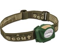 Lampe Frontale Led Scout, 7 Led Puissantes, 3 Réglages Sur Simple Pression D'un Bouton : 2, 4 Cônes Lumineux Blancs Ou 3 Led Rouges