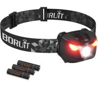 Lampe Frontale Led Super Lumineuse Avec Feux D'avertissement Rouges 4 Modes D'éclairage, 36 Heures D'autonomie, Phare Led Étanche Ip66 Pour Le Camping, La Course, La Randonnée, Les Sports De