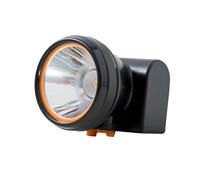 Lampe Frontale Led Ultra-Lumineuse Pour L'Exploitation MinièRe, Lampe De Mineur Rechargeable à Haut Rendement Lumineux Avec Casque De Chantier Et Alimentation IntéGréE, Lampe Frontale éTanche
