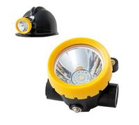 Lampe frontale LED ultra-lumineuse pour mineurs - Lampe de casque étanche et rechargeable, lampe antidéflagrante pour mineurs souterrains, tunnels, mines de charbon, travaux de construction