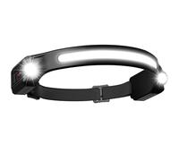 Lampe Frontale LED Ultra Puissante à Lumière Rouge 2XPE et Faisceau Large à 260°avec Capteur de Mouvement 8 Modes IPX5 Lampe Frontale étanche pour Adultes et Enfants Camping,Pêche et Course à Pied