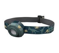 Lampe Frontale - Ledlenser - Kidled4r - 40 Lumens - 9 M - Rechargeable Usb - Motif Dino Multicolore