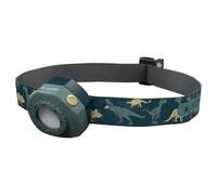Lampe Frontale - Ledlenser - Kidled4r - 40 Lumens - 9 M - Rechargeable Usb - Motif Dino Multicolore