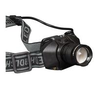 Lampe frontale - MAXIMUS - 5 W - 200 lumens - Fonction focus - Portée 185 m - IP44 - 3x LR03 - Noir