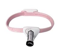 Lampe Frontale Médicale Rechargeable, Lampe Frontale LED 5 W avec Filtre, Angle et Luminosité Réglables, for Diverses Inspections(Pink)