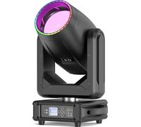 Lampe frontale mobile, effets RVB dynamiques, options de contrôle professionnelles, noir, prise EU