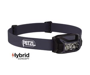 Lampe frontale petzl actik hybrid noire et grise