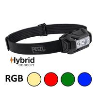 Lampe frontale petzl aria 2 rgb hybrid noire