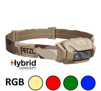 Lampe frontale petzl aria 2r rgb hybrid camouflage