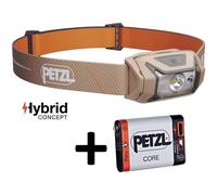 Lampe frontale petzl tikka core marron